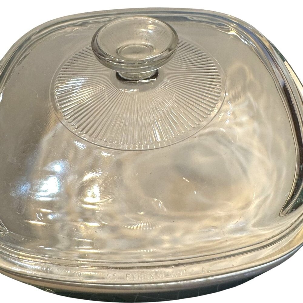 CorningWare Blue Iris 2 Qt 2L Baking Dish With Glass Lid Floral Pattern Vintage - Picture 2 of 5